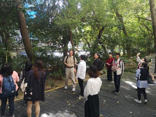 台北科大生態校園參訪發現有許多鳥類棲息